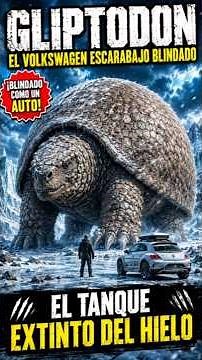 Gliptodonte: El Animal Extinto con un Caparazón que Parecía un Refugio Humano
