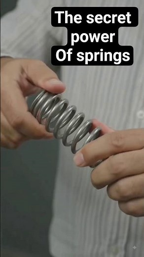how springs store energy and absorb shocks | elasticity springs - compress and expand and twist