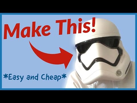 DIY Stormtrooper Helmet Tutorial *easy*