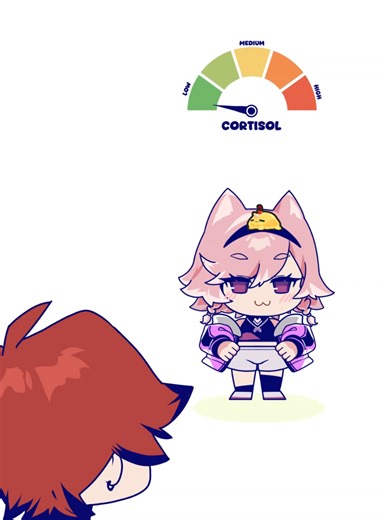 High Cortisol @crownlessdl needs a little low cortisol dance from me and puddings #cortisol #dance #animation #trend