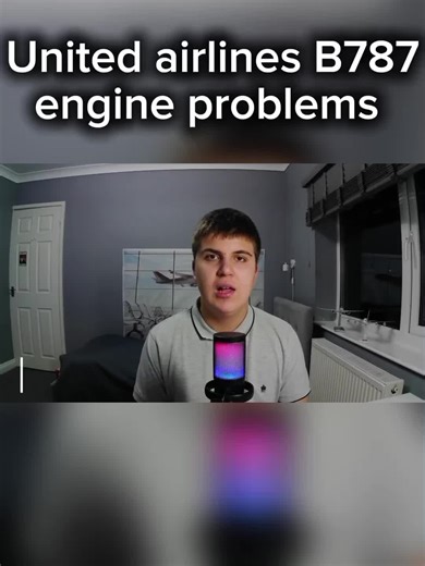 United airlines B787 engine malfunction #aviation #plane #aircraft #airlines #airplane