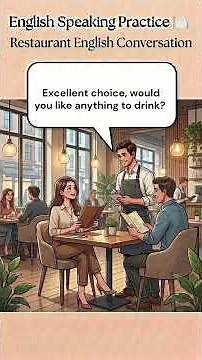Restaurant English Conversation 🍽️ | English Speaking Practice for Beginners #englishpractice