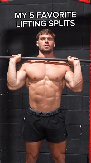 Dylan Shannon on Instagram: "My 5 Favorite Lifting Splits All these splits I have done in the past and have enjoyed the layout of each one. Each one has had its advantages based on what my training goals were at the time. Split 1: 4 Day Lower Upper Rest Lower Upper Rest Rest Split 2: 5 Day Lower Push Pull Rest Lower Upper Rest Split 3: 5 Day Lower Upper Rest Lower Chest & Back Shoulders & Arms Rest Split 4: 6 Day Legs Push Pull Legs Push Pull Rest Split 5: 6 Day Legs Push Pull Rest Legs Chest & 