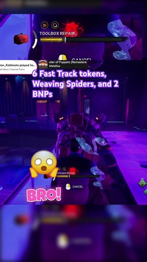 The new Fast Track is BUSTED! New gen rush build I guess! #dbd #deadbydaylight #dbdshorts