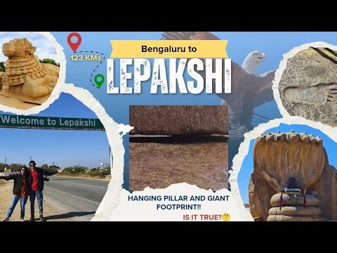 Lepakshi Temple Mysteries 🤯 | Hanging Pillar, Jatayu Park & India’s Biggest Nandi | Ride to Lepakshi