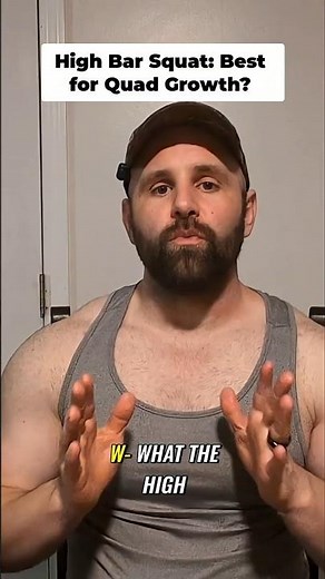 Unlock Quad Growth: Master High Bar Squats for Gains! #shorts