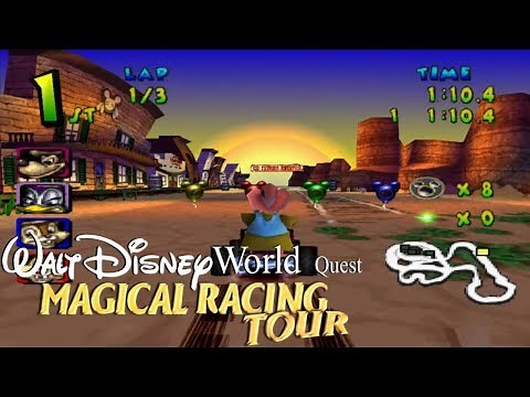 Walt Disney World Quest: Magical Racing Tour (PS1) 105% - Part 1 - Big Thunder Mountain