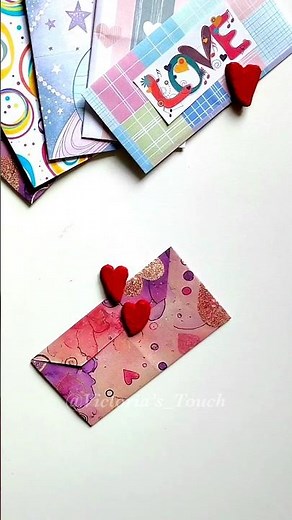 How to Make a Paper Envelope from A4 Sheet 💌 #diy #papercraft #giftidea