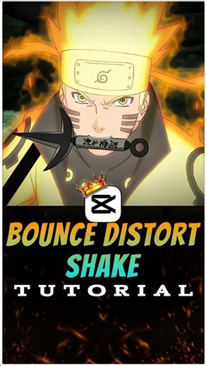 Bounce Distort Shake Tutorial 💀😍 | Capcut Tutorial | #capcut #capcuttutorial #animeedit