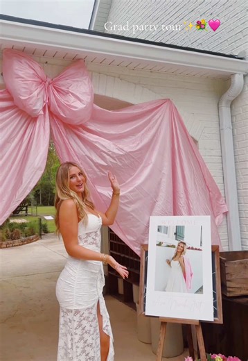 Grad Party Tour✨🍋💖💐🎀 #gradparty #freshlygraduated #graduationparty #graduate #gradpartyideas