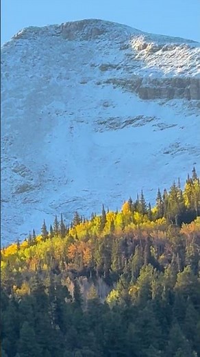 The Mountains around our home in the Rocky Mountains during Autumn #autumn #rockymountain