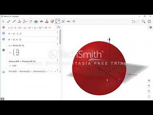 Circulo 3D y Elipsoide Geogebra