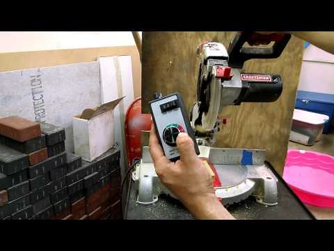 Harbor Freight speed control + Power Miter Saw = ?