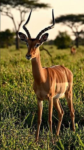 Impala Wildlife of the Savanna | 4K African Safari Footage #animals #wildlife #naturesounds