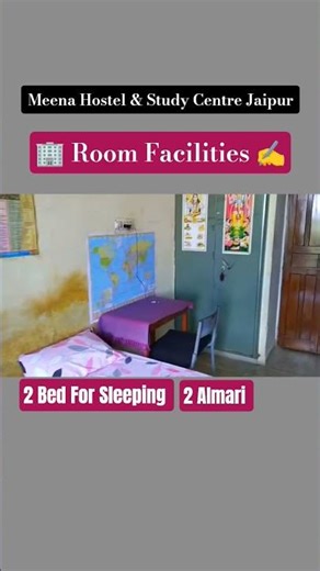 Meena Hostel Room Tour | Meena Hostel And Study Centre Jhalana Dungri Jaipur | Karmath Classes |