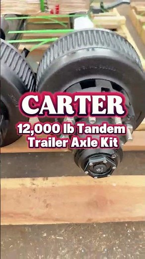 ⚙️ Carter 12,000 lb Tandem Axle Kit – Built Tougher Than Dexter? Find Out!