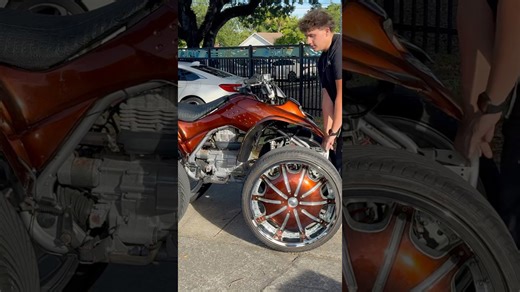 Custom 4-wheeler on 22’s