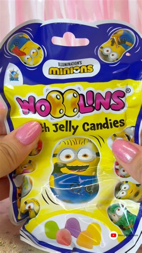 Is this the RAREST Minion?😱💛Unboxing Minions Wobblins with Jelly Candies ASMR🍬#asmr #shorts