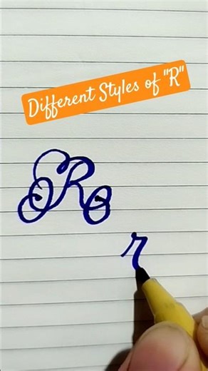 Different Styles of "R"#Cursive Writing| Calligraphy| Cursive Lettering#ytshorts #viral #abcd #reels
