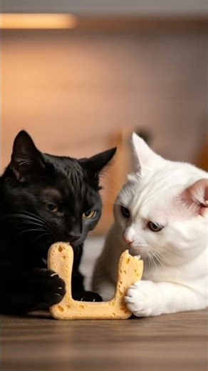 cute cats eating to cookies #cat #DreamScreenAI