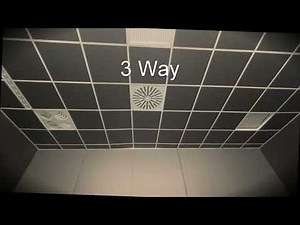 AXO-S High Induction Diffuser Smoke Tests: Directional Configurations