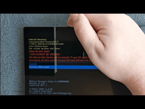 Samsung Galaxy Tab A8 Hard reset//Pattern unlock