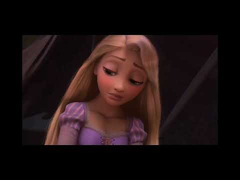 Tangled: Rapunzel realizes that she is a lost princess