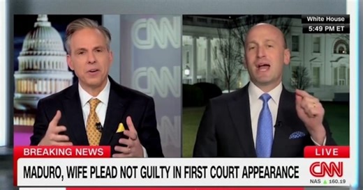 Squealing Stephen Miller Loses It at CNN’s Jake Tapper in Venezuela Debate