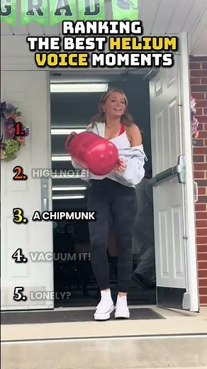 Ranking the Funniest Helium Voice Moments! 😂 #shorts #heliumvoice #funny