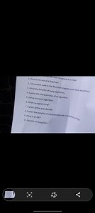 Discuss the use of a flowchart.List symbols used in the flowch... | Filo