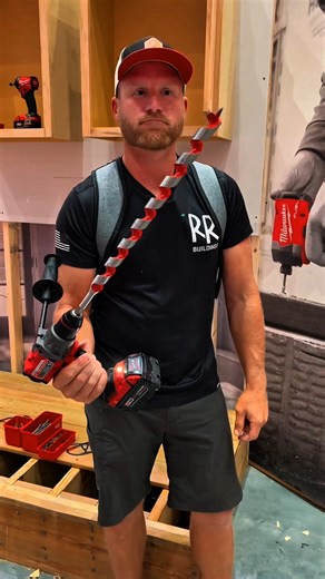 This Drill Bit Is INSANE! Extra Long Auger Bit Drilling Deep Wood | Pro Construction Tool