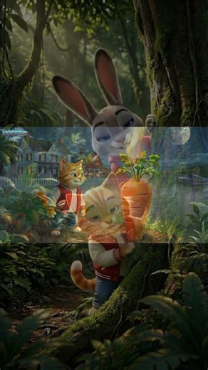 ​"He Thought The Cat Was Sleeping... (Wait for it!) 🥕💥" #Funny Animation #Cat vs Rabbit #cartoon