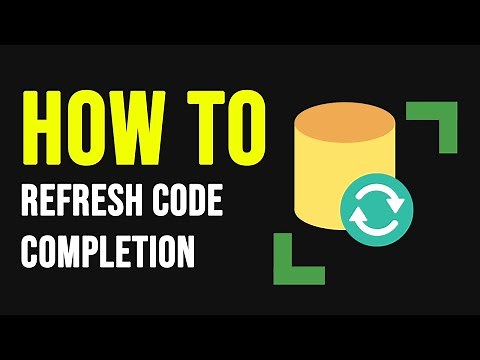 How to Refresh IntelliSense in SQL Management Studio