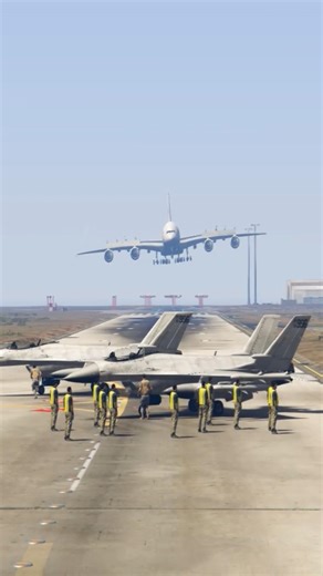 Unexpected Pilot On Runway Causes Airbus Emergency Landing In GTA 5