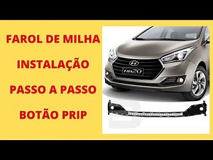 INSTALAÇAO FAROL DE MILHA HB20 PASSO A PASSO