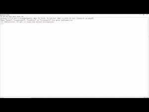 Python IDLE Demo - Play with Python Shell