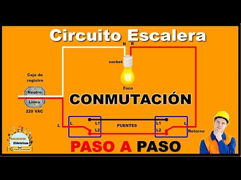 Circuito Escalera "BIEN EXPLICADO"