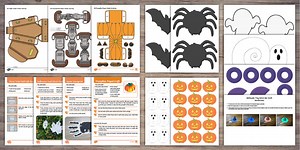 Printable Halloween Crafts Pack