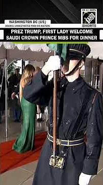 US President Trump, First Lady welcome Saudi Crown Prince MBS to White House for formal dinner