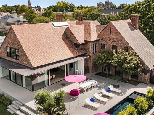Toorak: Batman-style mansion with $34m  price tag impresses with ‘Batcave’ driveway, party basement - realestate.com.au