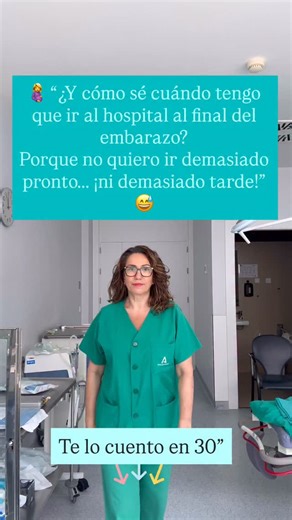 Este momento le preocupa a todas las embarazadas —y con razón—. Pero hay tres señales claras que te van a ayudar a decidir 👇 🩷 1️⃣ Contracciones regulares y dolorosas: Cada 2-3 minutos (durante 1 hora) duran unos 45-60 segundos y no desaparecen aunque cambies de postura y descanses Eso significa que tu cuerpo ya está trabajando en serio. 💧 2️⃣ Si rompes la bolsa: Da igual si tienes contracciones o no, toca ir al hospital. Y si el líquido es verdoso o con mal olor, no esperar, ¡vete ya! 🚑. Si