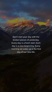 2.4K views · 15 reactions | Every morning = a fresh start.  #quotes #freshstart #foryou #fypシ゚viralシ #foryoupageシ #foryoupagereels | Emotions | Facebook