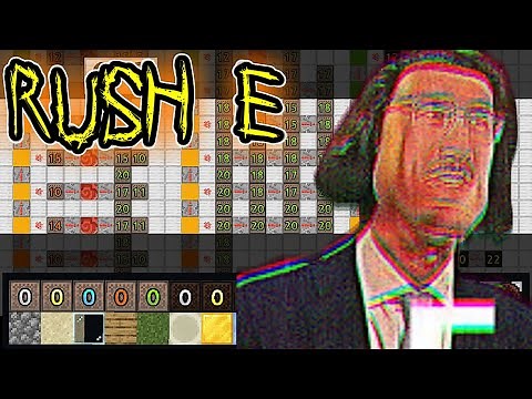 (EASY) How to make "RUSH E"(Minecraft)
