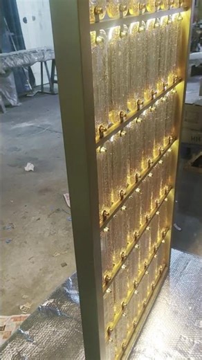 Elevate your space with the stunning beauty of stainless steel glass art screens!