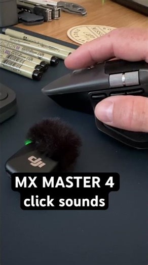 Exactly what the MX master 4 clicks sound like