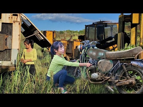 Full Video: Amazing Journey of Restoring a Giant Diesel Engine & Reviving a Vintage Motorcycle