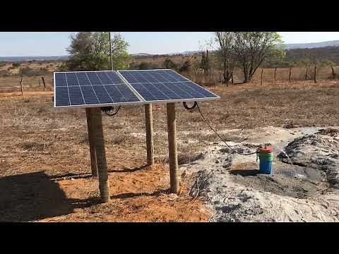 POÇO ARTESIANO INSTALADO COM PLACA SOLAR, Projeto realizado pela empresa PAMPLONA SOLAR