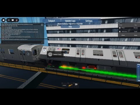 BTA Basic Subway Freedrive: R143 L train derailed on the switch track near Bedford St