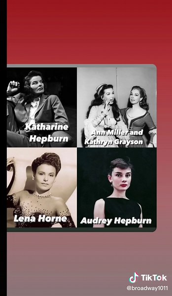 As much as i adore these women im glad both industries are more diverse now #queerawakening #gayawakening #musicaltheatre #actoridol #strongwomen #musicaltheatre #judygarland #julieandrews #lenahorne #audramcdonald #angelalansbury #audreyhepburn #katharinehepburn #annmiller #gingerrogers #gennadavis #glynisjohns #theatrekid #oldmovies