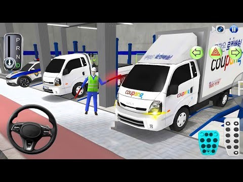 New Cargo Pickup Truck Stuck in Auto Repair Shop 🔧🚚 3D Driving Class 2025 - Android iOS Gameplay🎮